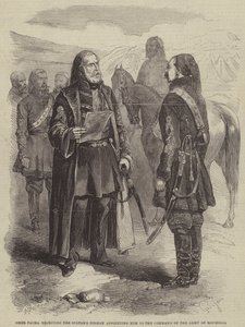 Omer Pacha recevant le Firman du Sultan le nommant au Commandement de l